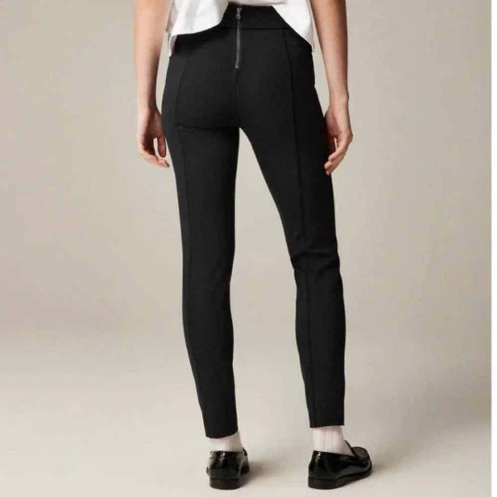 J.Crew Pixie Pant in Stretch Ponte Black Size 8S - Picture 2 of 9